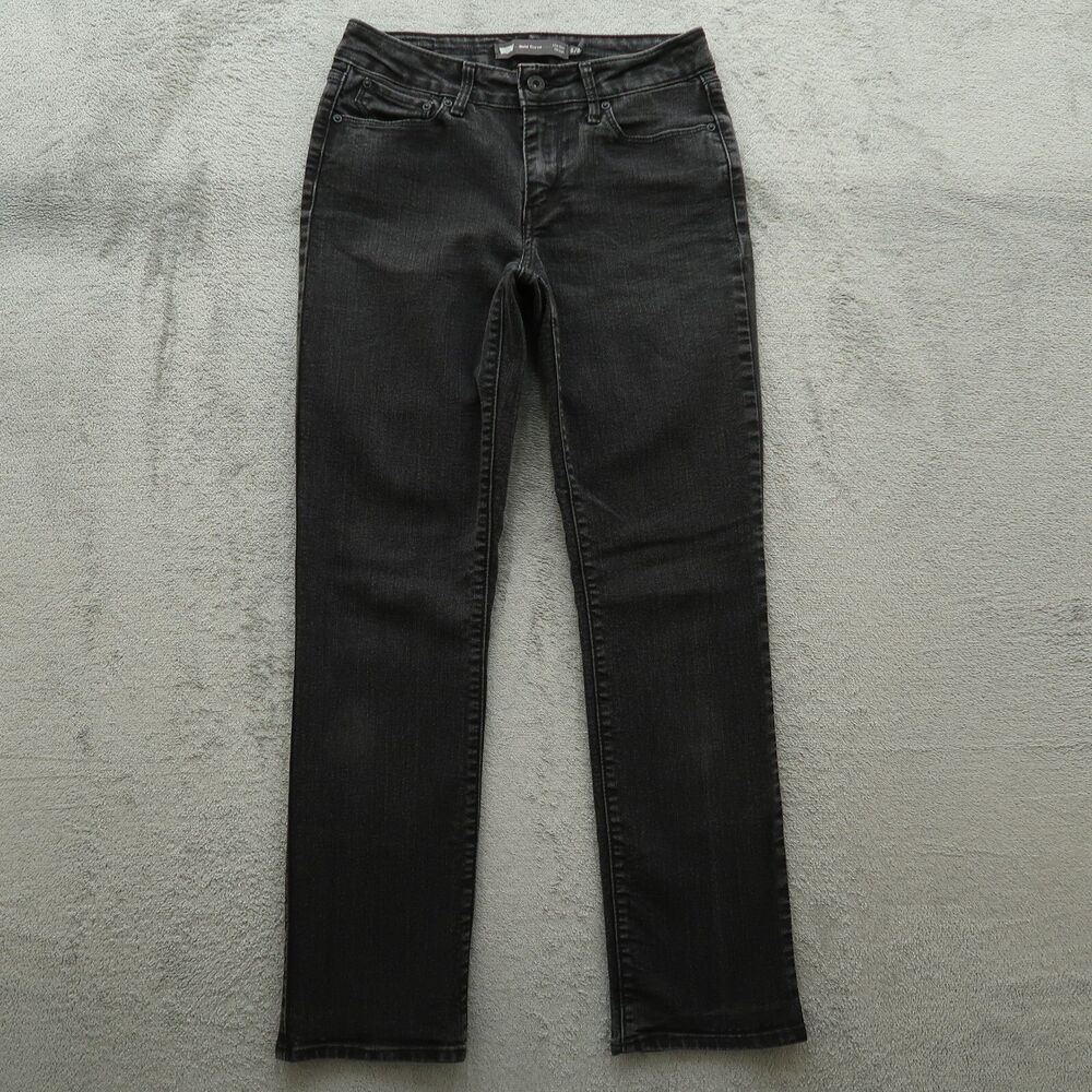 Levi's Jeans Women's Size 6 Gray Mid-Rise Bold Curve Straight Denim 28.5" Inseam